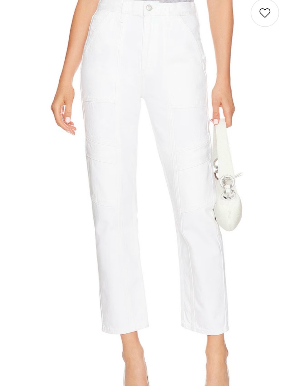AGOLDE Cooper Cargo Jeans in Milkshake